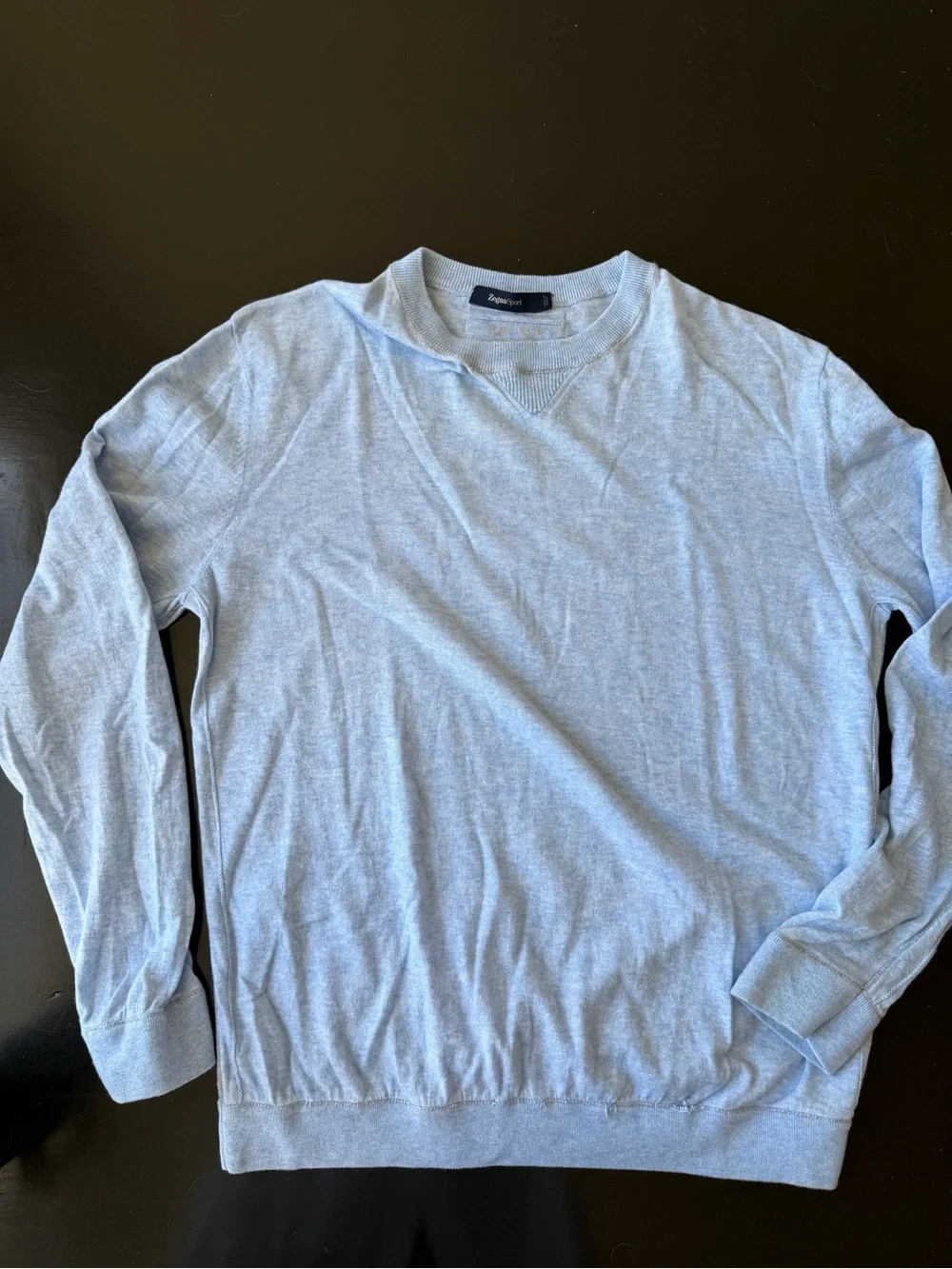 Zegna sport golf sweater Light Blue